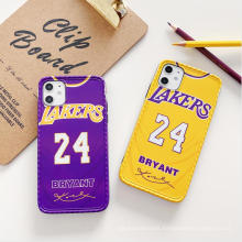 designers No. 24 Kobe jersey phone case for iPhone 7 8 X Xs 11 Pro Max XR Cell phone case